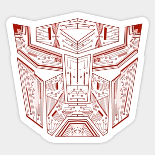 Autobot Tech - Red Sticker